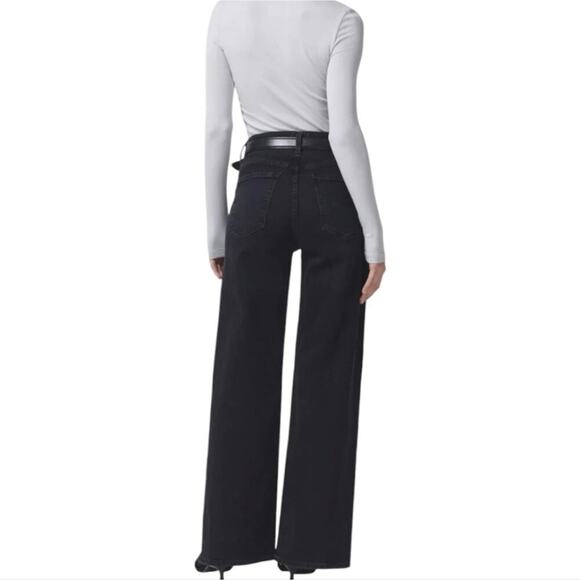 Citizens of Humanity y2k Paloma Wide Leg Baggy Jeans in Devine Dark Wash Size 33 - Picture 3 of 16